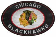 Chicago Blackhawks 46" Heritage Logo Oval Sign