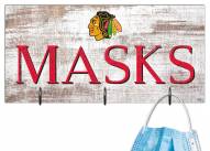 Chicago Blackhawks 6" x 12" Mask Holder