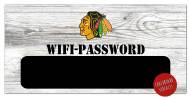Chicago Blackhawks 6" x 12" Wifi Password Sign
