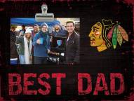 Chicago Blackhawks Best Dad Clip Frame
