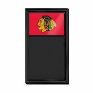 Chicago Blackhawks Chalk Note Board