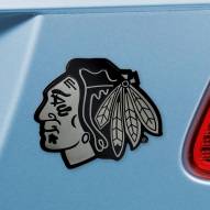 Chicago Blackhawks Chrome Metal Car Emblem