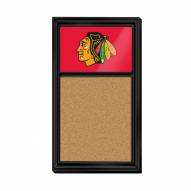 Chicago Blackhawks Cork Note Board