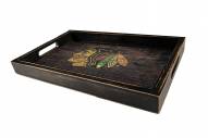 Chicago Blackhawks Distressed Team Color Tray