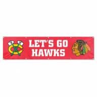 Chicago Blackhawks Giant 8' x 2' Banner