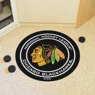 Chicago Blackhawks Hockey Puck Mat