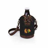 Chicago Blackhawks Insulated Growler Tote with 64 oz. Glass Growler
