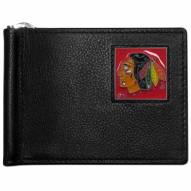 Chicago Blackhawks Leather Bill Clip Wallet