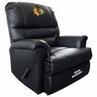 Chicago Blackhawks Leather Sports Recliner
