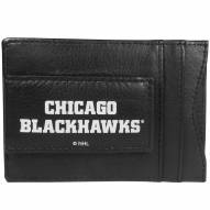 Chicago Blackhawks Logo Leather Cash and Cardholder
