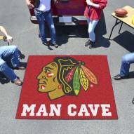 Chicago Blackhawks Man Cave Tailgate Mat
