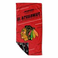 Chicago Blackhawks Splitter Beach Towel