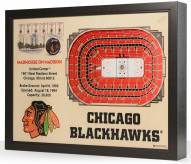 Chicago Blackhawks 25-Layer StadiumViews 3D Wall Art