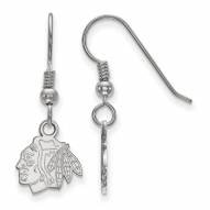 Chicago Blackhawks Sterling Silver Extra Small Dangle Earrings