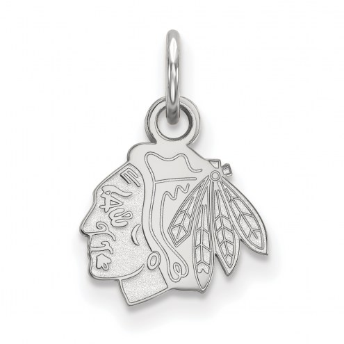Chicago Blackhawks Sterling Silver Extra Small Pendant