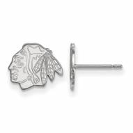 Chicago Blackhawks Sterling Silver Extra Small Post Earrings