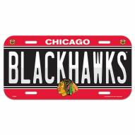 Chicago Blackhawks License Plate