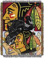 Chicago Blackhawks Woven Tapestry Throw Blanket