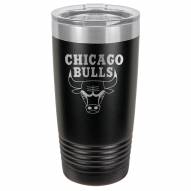 Chicago Bulls 20 oz. Black Stainless Steel Polar Tumbler