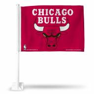 Chicago Bulls Red Car Flag