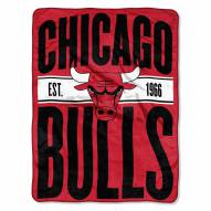 Chicago Bulls Clear Out Throw Blanket