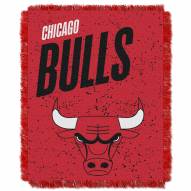 Chicago Bulls Headliner Woven Jacquard Throw Blanket