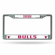 Chicago Bulls NBA Chrome License Plate Frame