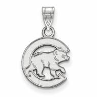 Chicago Cubs 14k White Gold Small Pendant