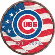Chicago Cubs 16" Flag Barrel Top