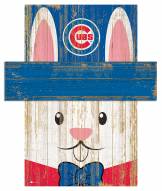 Chicago Cubs 19" x 16" Easter Bunny Head
