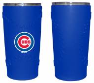 Chicago Cubs 20 oz. Stainless Steel Tumbler with Silicone Wrap