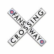 Chicago Cubs 24" Fans Way Crossing Wall Art