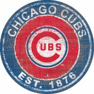 Chicago Cubs 24" Heritage Logo Round Sign