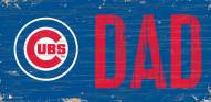 Chicago Cubs 6" x 12" Dad Sign