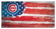 Chicago Cubs 6" x 12" Flag Sign