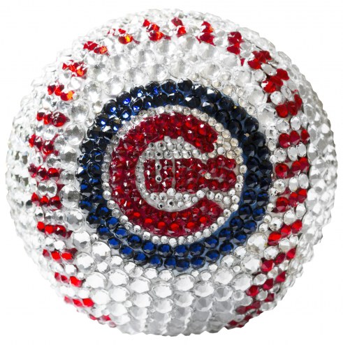 Chicago Cubs Swarovski Crystal Baseball