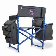 Chicago Cubs Gray/Blue Fusion Folding Chair