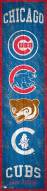 Chicago Cubs Heritage Banner Vertical Sign