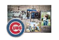 Chicago Cubs I Love My Family Clip Frame