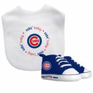 Chicago Cubs Infant Bib & Shoes Gift Set