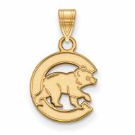 Chicago Cubs 10k Yellow Gold Small Pendant