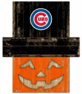 Chicago Cubs Pumpkin Head Sign