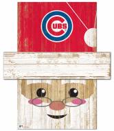 Chicago Cubs Santa Head Sign