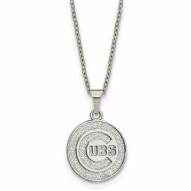 Chicago Cubs Stainless Steel Pendant Necklace