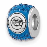 Chicago Cubs Sterling Silver Charm Bead