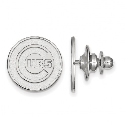 Chicago Cubs Sterling Silver Lapel Pin