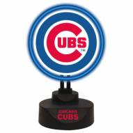 Chicago Cubs Team Logo Neon Light