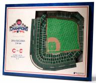 Chicago Cubs World Series 5-Layer StadiumViews 3D Wall Art
