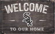 Chicago White Sox 11" x 19" Welcome to Our Home Sign