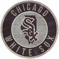 Chicago White Sox 12" Circle with State Sign